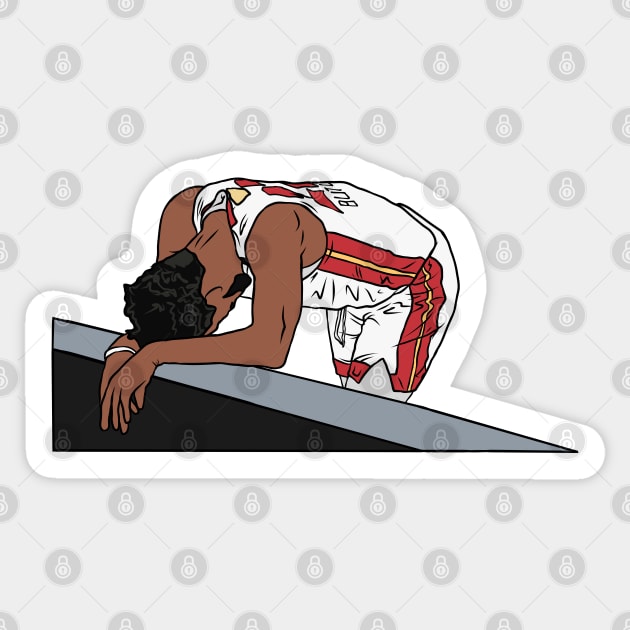 Jimmy Butler Exhausted Meme Sticker by rattraptees